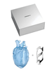 Чехол силиконовый BLACKTIME 808FC HEARTHCASE для Apple AirPods Pro / Pro 2 с карабином, голубой - изображение 8