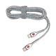 Кабель USB Type-C для Type-C 65W с поддержкой QC, 2 м, серебристый (C652MC) - изображение 2