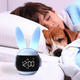 Акумуляторний нічник-годинник VHG F9, Rabbit Alarm Clock and Night Light, Blue - зображення 8