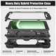 Чохол Carbon Armor Cover Tablet на Samsung Galaxy Tab Active 3 (8") T575 / захисний чохол для планшета з ремінцем в комплекті / (чорний) - зображення 2