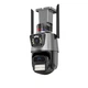 Вулична охоронна поворотна WIFI камера Dual Lens Zoom 8MP сирена, зум, iCSee віддаленим доступом онлайн - зображення 6