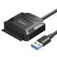 Адаптер Ugreen 3.0 USB-SATAIII F+DC Black CR108 - зображення 1