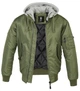 Куртка Brandit Sweat Hooded XXL Олива (3150.136.ХXL) - зображення 1