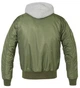 Куртка Brandit Sweat Hooded XXL Олива (3150.136.ХXL) - зображення 2