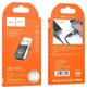 OTG перехідник HOCO UA17 USB Male to Type C USB2.0 Чорний - зображення 3