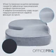 Подушка эргономичная для сидения Officepro SP750G Velor Grey - изображение 10