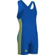 Трико борцовское Adidas 3-Stripe Mens Wrestling Singlet (aS102s) Royal Blue/Athletic Gold XS - изображение 1