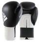Боксерские перчатки Adidas Hybrid 100 (ADIH100) Black/White 12 унций - изображение 1