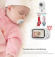 Видеоняня Baby Monitor ABM600 +гибкий держатель , датчик звука, беспроводная радионяня с портативным дисплеем и измерением температуры - изображение 12