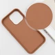 Шкіряний чохол SnapCase with MagSafe для Apple iPhone 12 Pro Max (6.7") Brown - изображение 5