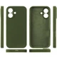 Силіконовий чохол із захистом камери Full Camera Protective для Apple iPhone 17 Dark Olive - зображення 3