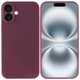 Силіконовий чохол із захистом камери Full Camera Protective для Apple iPhone 17 Plum - зображення 1