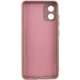 Чехол TPU GETMAN Liquid Silk Full Camera для Motorola Moto E13 Розовый / Pink Sand - изображение 3