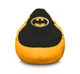 Кресло-мешок груша iPuff Batman Black logo желтое оксфорд XXL 90 × 125 см - изображение 1