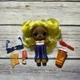 Ігровий набір Lol Surprise Hairgoals Shine baybay Series 2 Doll with Real Hair ЛОЛ з волоссям серія рідкісна золота - зображення 4