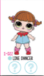 Игровой набор Lol Surprise doll Line dancer Танцовщица. series 1 кукла лол сюрприз серия 1 - изображение 6