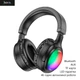 Беспроводные наушники Hoco W48 (Bluetooth, AUX, TF-карта, LED подсветка, 46 часов автономной работы) - Черный - изображение 1