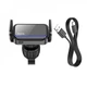Держатель для телефона Hoco CA201 smart electric — black - изображение 7