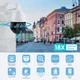 IP Камера 8MP PT-IP54F HD-IP POE AI Smart PTZ (IP66) - изображение 2