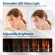 Накамерный видеосвет LED — PT-176S 5 COLORS (11W/1320LM/LED176 PCS/3200K-5600K)LED DISPLAY BATTERY NP-F550+CHARGER - изображение 4