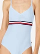 Купальник слитный женский Tommy Hilfiger 204297967 XXL Голубой (1159804685) - изображение 3