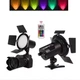 Світлодіодний освітлювач LED JSL-216 16x15 cm 128 Lights 2700K-6500K Remote - зображення 2