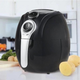 Мультипечь Аэрогриль Domotec MS-3220 1300W 4,5 л Безмасляная с Таймером. Цвет: черный - изображение 4