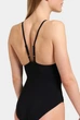 Купальник закрытый женский Arena Mesh Panels Swimsuit Closed Ba 42 Черный 006661-500 - изображение 5