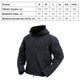 Фліс тактичний KOMBAT UK Recon Hoodie чорний M (kb-rh-blk-m) - изображение 5