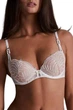 Бюстгальтер push-up Aubade 75C Белое золото (gold feather) (108327) - изображение 3