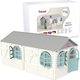 Игровой домик со шторками Doloni Toys 02550-25 129х256х120 см - изображение 1