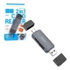 Картридер Hoco HB45 Spirit 2в1 USB 3.0 + Type-C для SD/TF - изображение 1