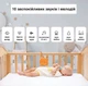 Підвісний генератор білого шуму і мелодій для дітей dodocool апарат для сну з проектором - нічником і ремінцем на ліжечко / візочок, помаранчевий (96636330) - зображення 2