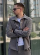 Мужской теплый комплект MonsterBrand 5XL (60) Серый, рубашка и джогеры - изображение 2