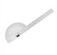 Кутомір Protractor no-5001 з лінійкою транспортир 0-180 градусів - зображення 1