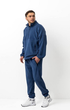 Мужской спортивный костюм на флисе в стиле оверсайз на молнии KM 00371 2XL-3XL Джинс ( AN-00371/02 E ) - изображение 2