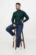 Кофта на замку кежуал Trend Collection 97061 зелений (GREEN) M - зображення 2