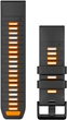 Pasek Garmin QuickFit Silicone Band 26mm Graphite/Spark Orange (010-13393-05) - obraz 1