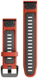 Pasek Garmin QuickFit Silicone Band 20mm Flame Red/Graphite (010-13279-04) - obraz 2