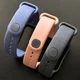 Комплект силіконових ремінців Dark Set для Mi Smart Band 8 Active/ Redmi Smart Band 2 (3 ремінці) Dark Blue, Beige and Black (mrk2797) - зображення 2