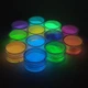 Набор люминесцентных пигментов (люминофор) Tricolor Glow Box для маникюра 12 шт * 5 г (1 набор) - изображение 10