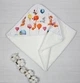 Детское полотенце-уголок 80х80 a.l.babybox Лисички на шариках Белое - изображение 2