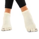 Носки для йоги и пилатеса с закрытыми пальцами нескользящие BLOOM YOGA SOCKS LB7081 (хлопок, спандекс, эластан, PVC, р-р 36-41, белый) - изображение 5