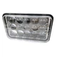 Фара LED прямоугольная 45W дальний и ближний свет 160х110х80 Premium - изображение 1