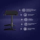 Стіл Trust GXT 1175 Imperius XL, (140x66см), чорний (23802_TRUST) - зображення 8