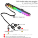 Опора відеокарти Coolmoon GT8 ARGB Black - зображення 3