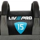 Мешок утяжелитель 15 кг для кроссфита 57х22 см Power Bag LiveUp LP8120-15 черный-серый - изображение 6