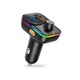 Модулятор XO BCC09 Smart Bluetooth MP3 with TF card slot +PD 25W Car charger Ambient light Черный - изображение 1