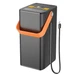 УМБ портативне зарядне Power Bank HOCO Action DB49 100000mAh із вбудованими кабелями, чорне - зображення 4