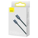 Кабель Type-C — Type-C Baseus Crystal Shine CAJY000601 1.2 м, чорний - изображение 3